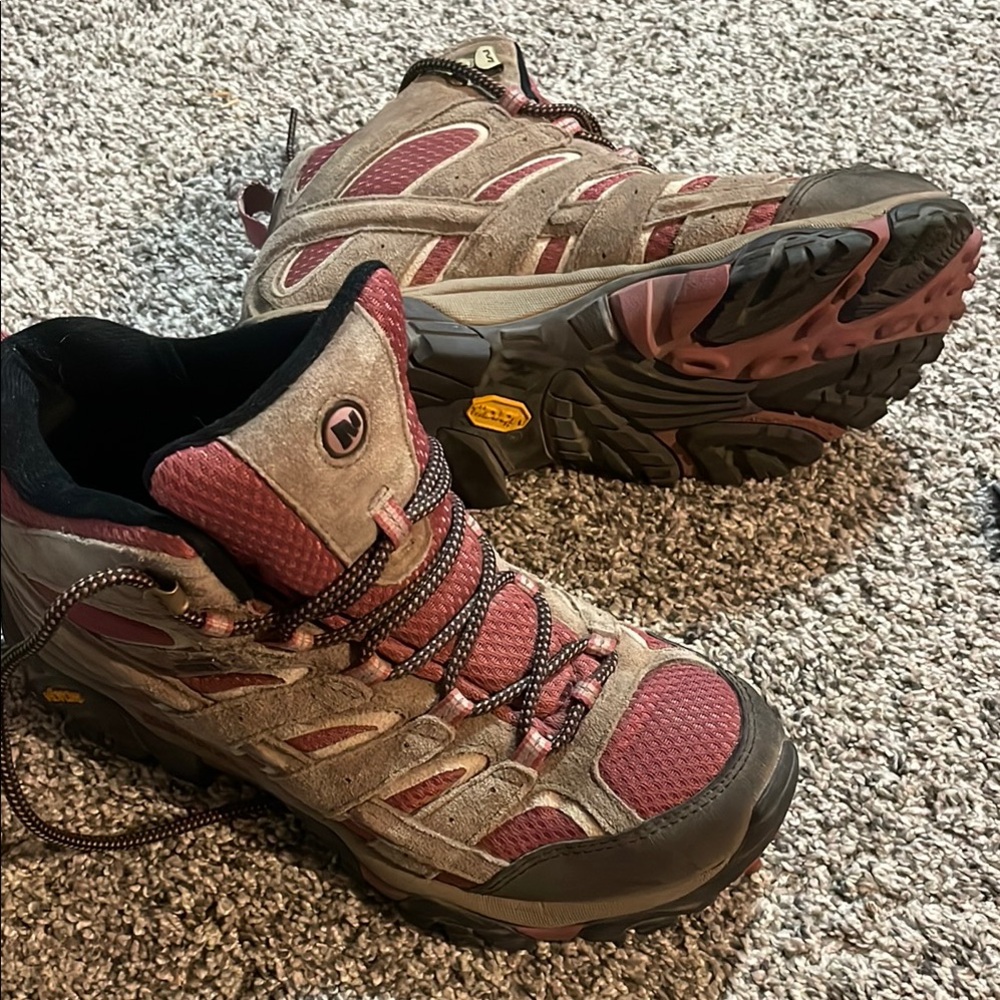 Merrell pink and tan Outdoor Boots
